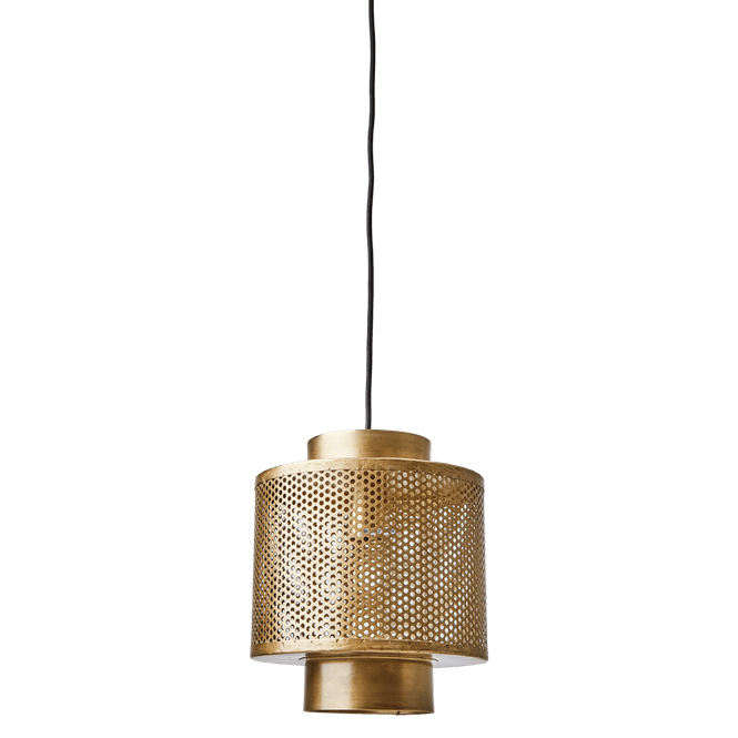 Hovedbilde Lampe gull Ø13/24x28cm