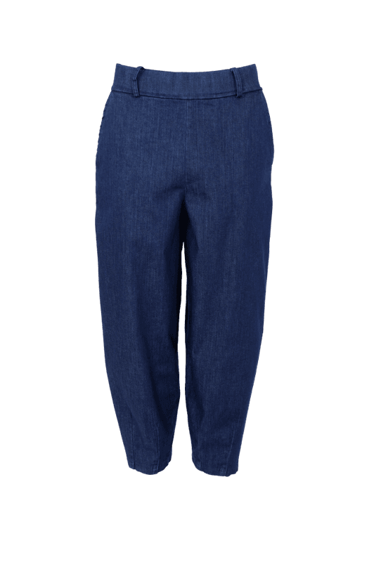 BCDENICE Denim Barrel Pant, mørk blå
