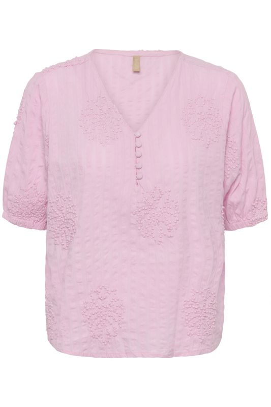 CUlelau Bluse – Pudderrosa