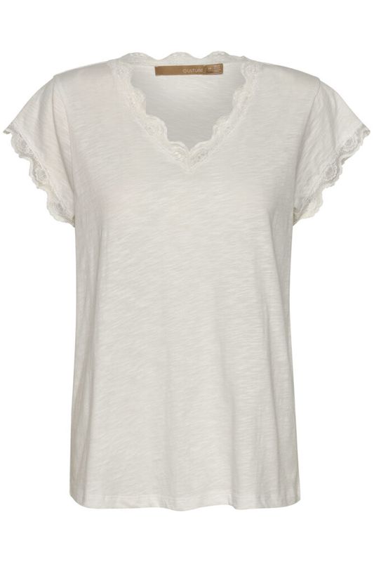 CUbiana Lace T-skjorte – Spring Gardenia