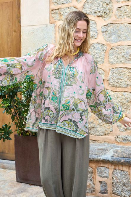Hovedbilde BCBETTY Bluse – Rosa Paisley