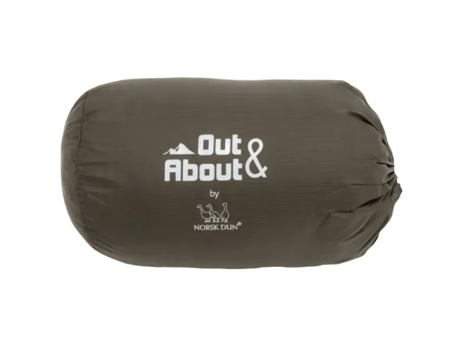 Hovedbilde Out&About Dunsokk by Norsk Dun Onesize Brun