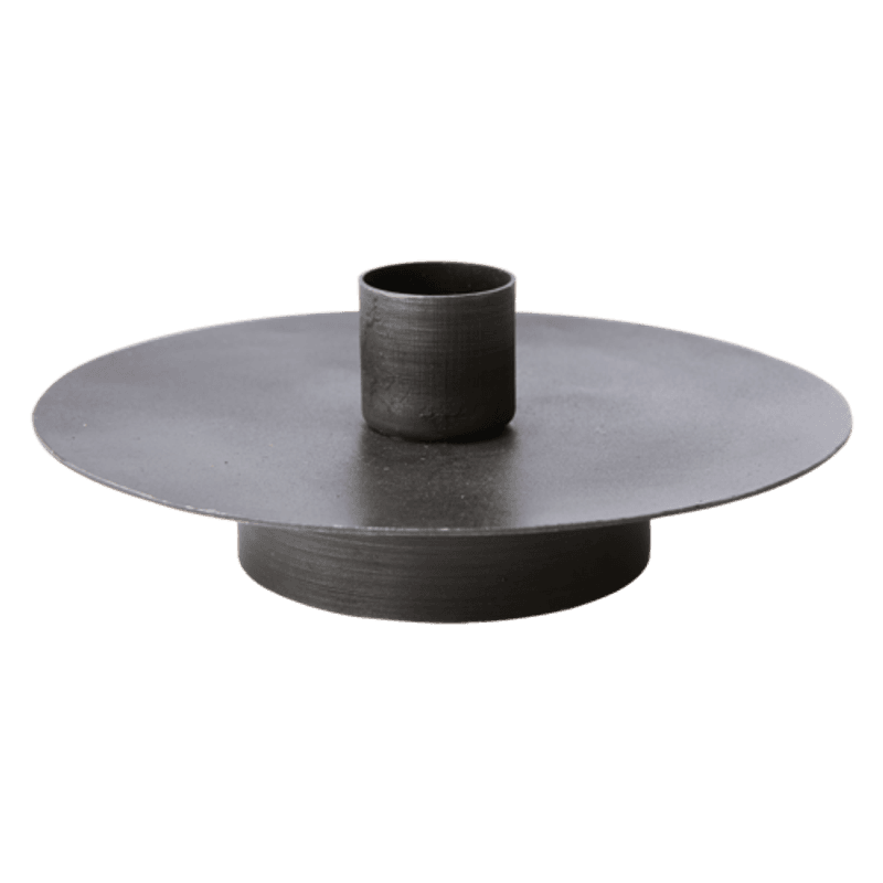 Thomas lysestake, grå Ø12xH5 cm