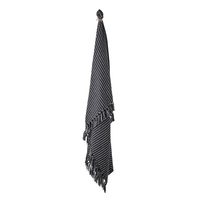 Pledd sort L175xW125 cm 
