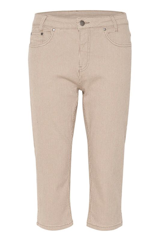 CUmilky Capri Pants – Dune/White Stripe