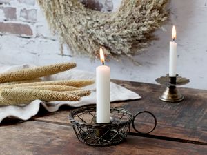 Hovedbilde Kammerstake, H5/&Oslash;10 cm antique messing