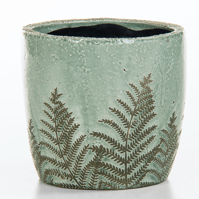 Ariba blomsterkrukke grønn D17cmXH16cm
