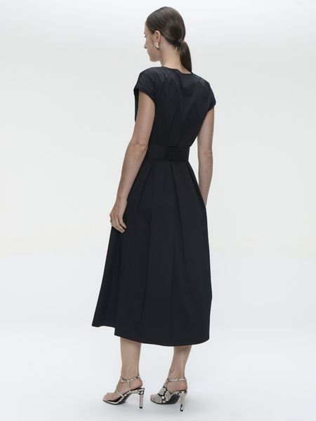 Poplin long dress