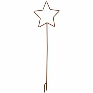 Hovedbilde Stjerne p&aring; stikk, r&oslash;st, H170 D50