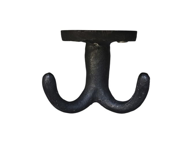 Hovedbilde Knagg med 2 kroker, H5,5/L7/B3,5 cm 
