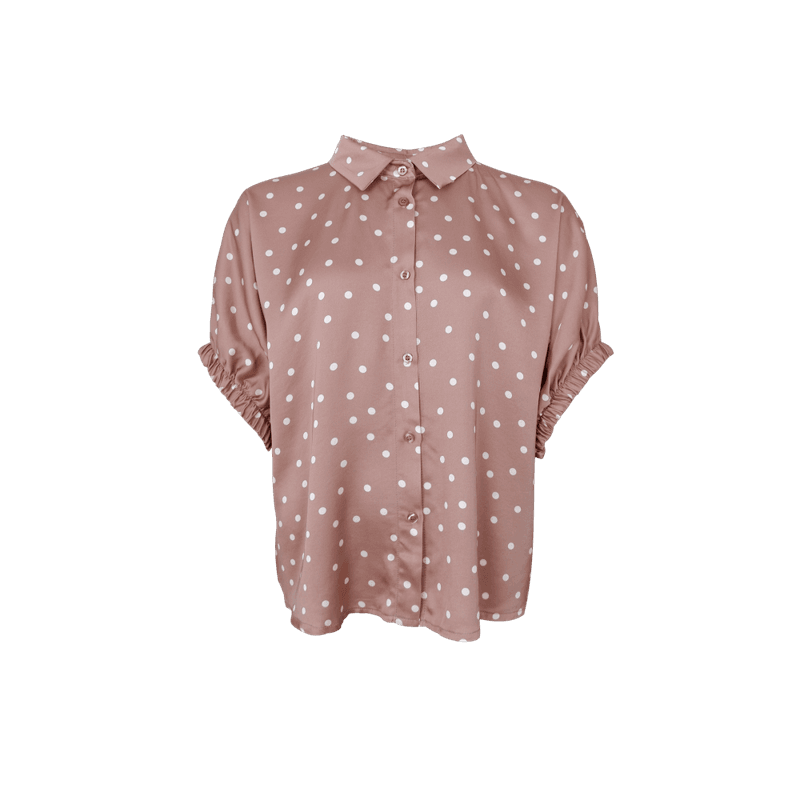 BCMABEL Skjortebluse – prikker