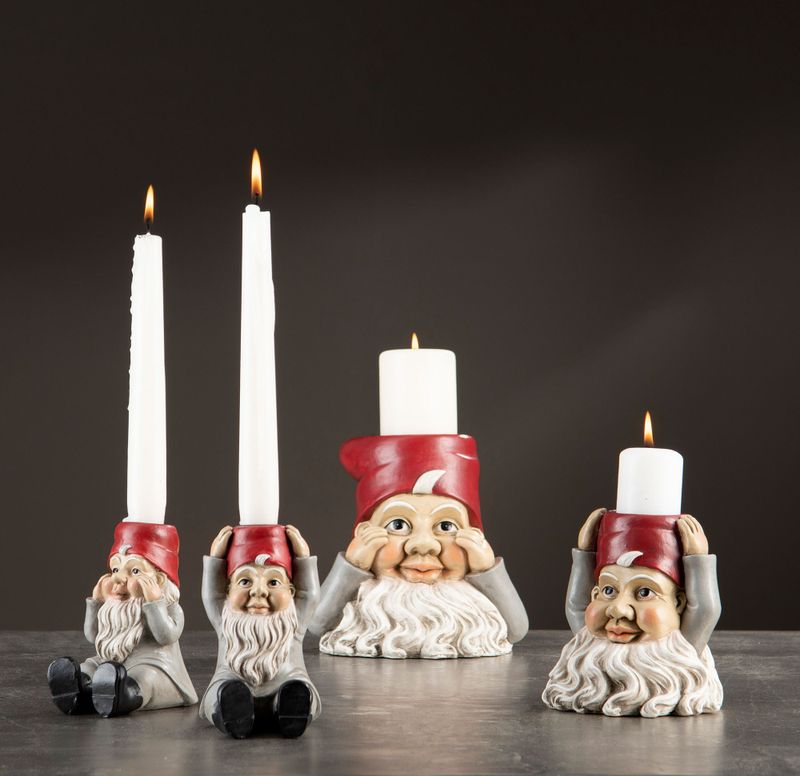 Lysestake nisse for Kronelys 