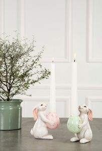 Hovedbilde Hare lysestake rosa