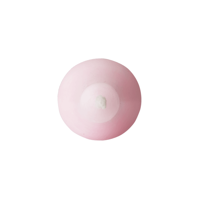 Korte rustikklys 18 cm, lys rosa