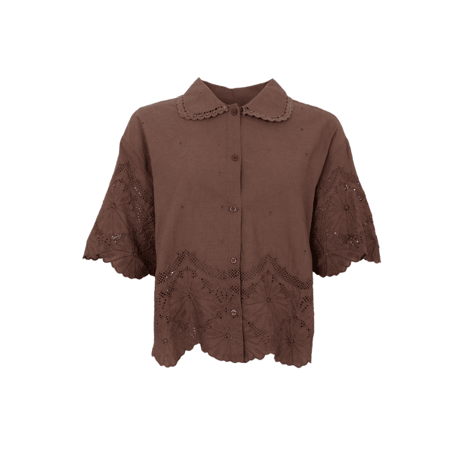 Hovedbilde BCAGNETA Lace Blouse – Espresso