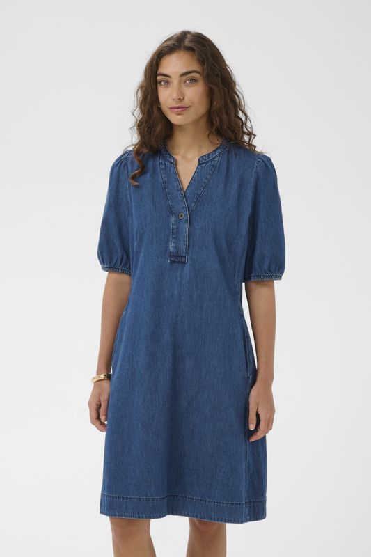 CUberteline Arpa SS Dress - Dark Blue Wash