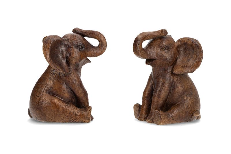 Bokstøtte Elefant
