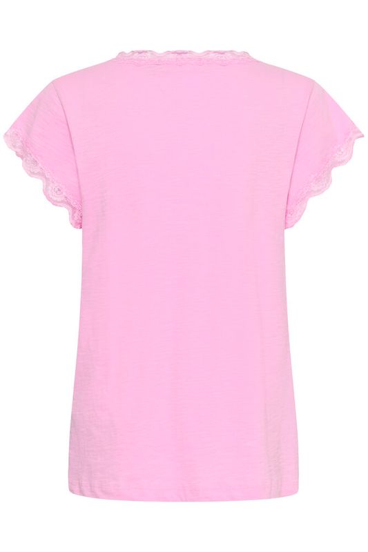 CUbiana Lace T-skjorte – Lilac Sachet - Pink