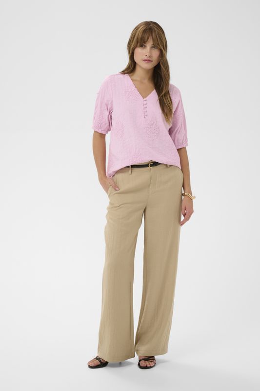 CUlelau Bluse – Pudderrosa