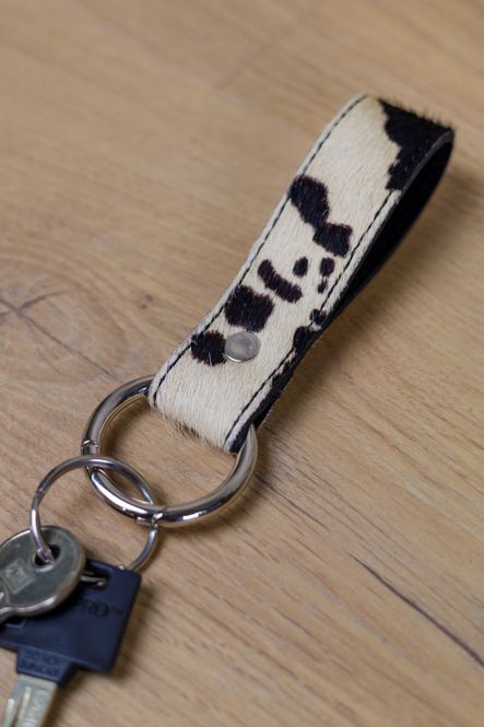 Hovedbilde BCMALIA Nøkkelring i kuskinn