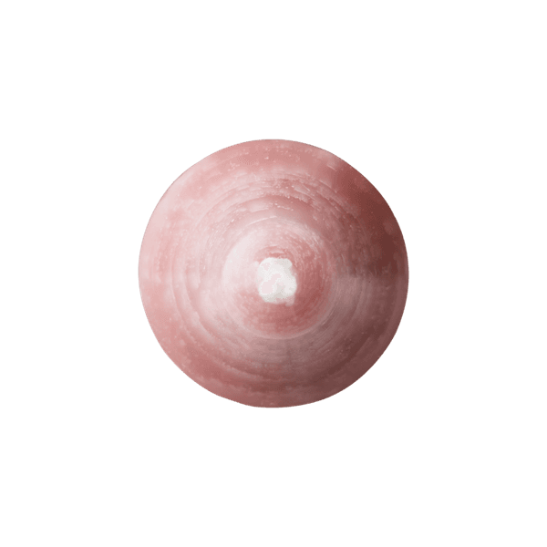 Korte rustikklys 18 cm, gammelrosa