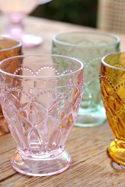 Drikkeglass med m&oslash;nster – 200 ml