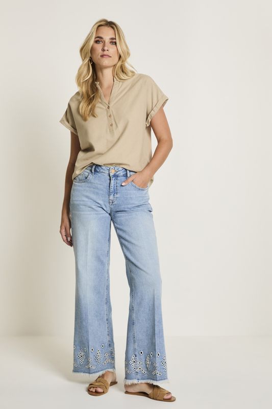 Para mi jeans - Mira (Ajour) L30, stone used