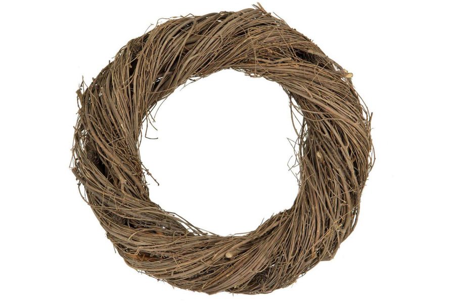 Krans av lerke med kongler