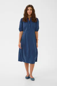 Hovedbilde CUANTOINETT SS PLACKET DRESS,  True Navy – ...