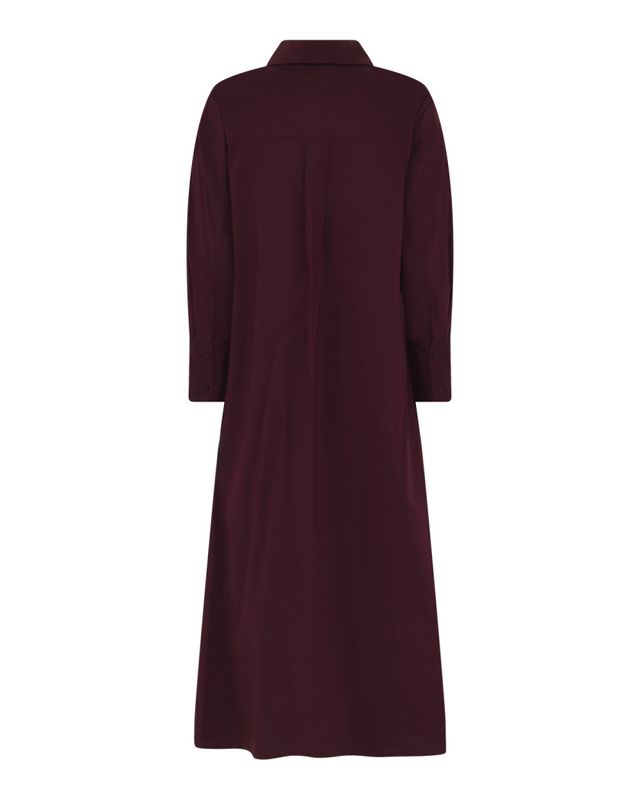 Kamilla Shirt Dress, Wine