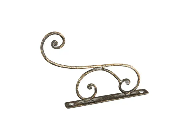 Hovedbilde Lyktkrok for vegg brun 16x2x15cm